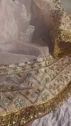 Georgette Heavy Sequence Work Unstiched Suit